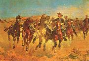 Frederick Remington Dismounted oil painting on canvas